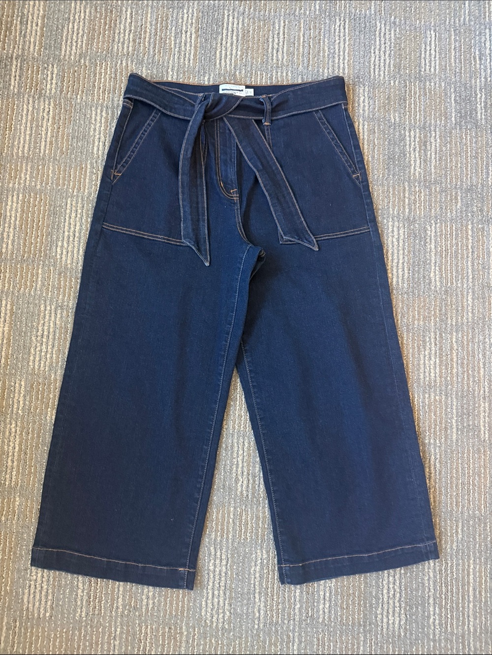 Guideboat Co cropped wide leg jeans